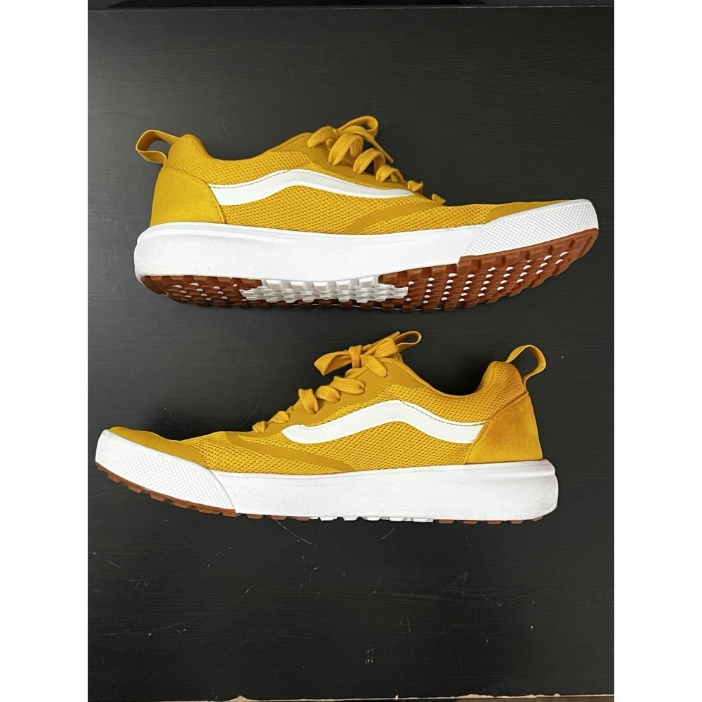 Vans UltraRange Rapidweld Yellow White Skate Shoes Sneakers Mens Size 9.5 - Picture 5 of 7